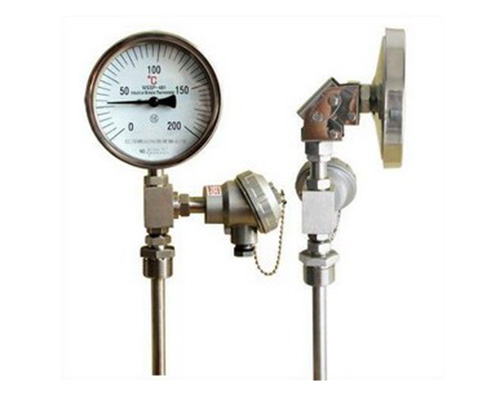 帶熱電偶、熱電阻雙金屬溫度計